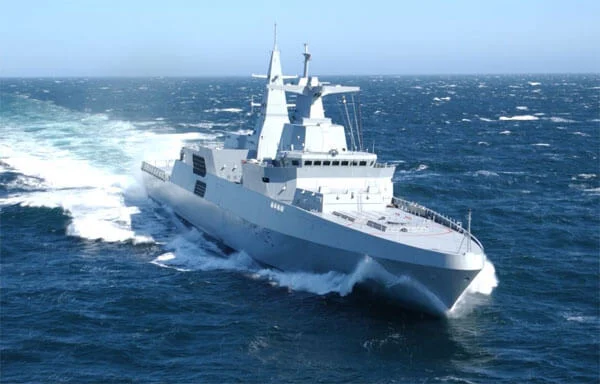 The TKMS MEKO design is the basis for Germany's new A-200 DEU frigate series (TKMS file image)