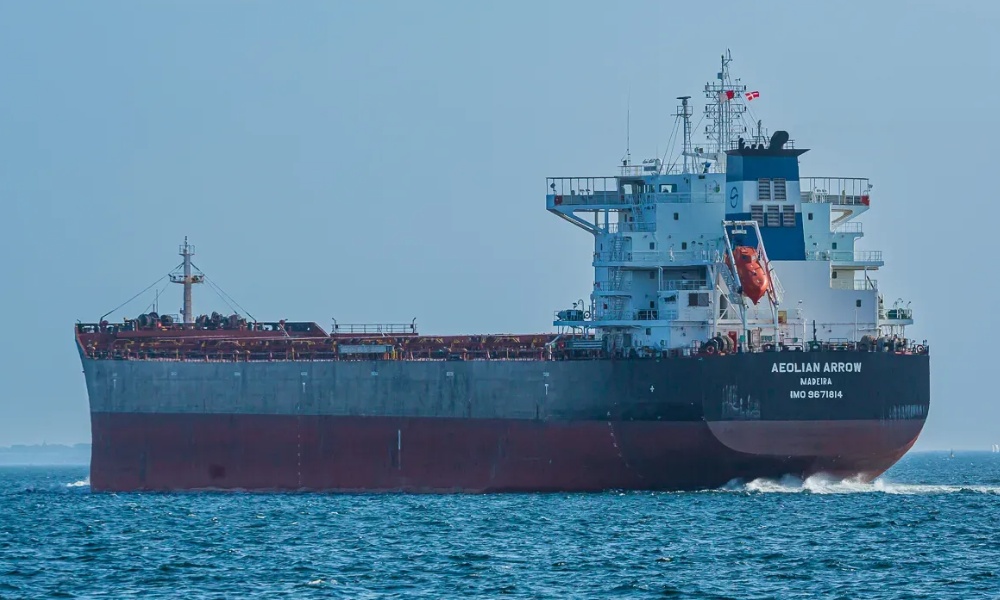 Image accompanying Bulker officer missing after rescuing 28 from burning boxship